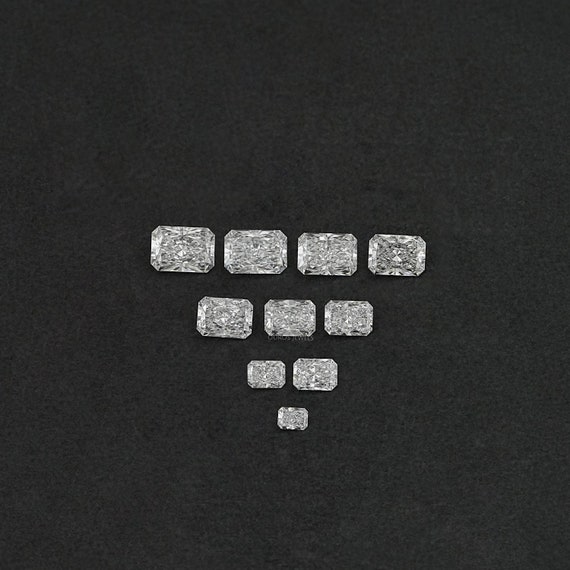 Radiant Cut Lab Grown Diamond, 0.50 to 5.00 CT IGI Certified, Radiant Cut Man Made Diamond, Eco Friendly Diamond For Custom Engagement Ring