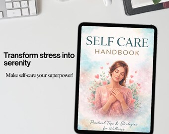 Self Care Handbook eBook PDF — Mindfulness, Stress Management & Healthy Habits (Instant Download)