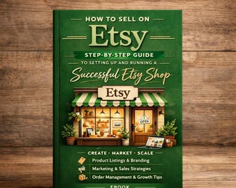 Etsy Seller Guide eBook — Step-by-Step Etsy Shop Setup, SEO & Marketing for Beginners