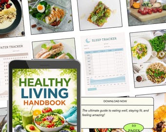 Healthy Living Handbook: 30-Day Meal Plan, Easy Exercise Routines & healty food eBook