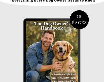 Dog Owner’s Handbook PDF — Puppy Training, Dog Care, Nutrition & Health eBook
