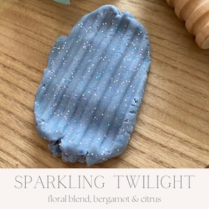PLAYDOUGH - Handmade All Natural Aromatherapy - Sparkling Twilight - infused with bergamont and citrus - promotes joy
