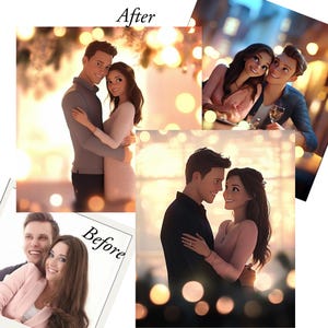 Pixar-Style Custom Portrait – Fun 3D Cartoon Art Transforming Photos