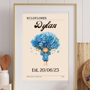 Personalized Fairy illustration choice  Personalized Fairy name Print – Digital Download