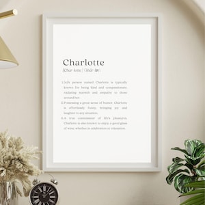 Personalized Name Definition Dictionary Poster – Custom Digital Download dictionary personalized name definition poster print digital