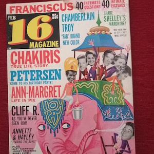 16 magazine february 1964  ann margaret  haley mills