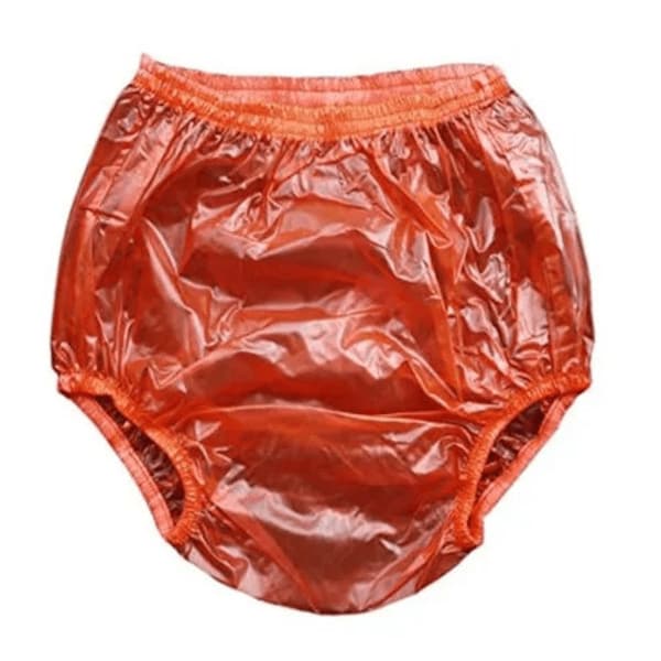 Adult abdl incontinence PVC diaper cover xlarge red