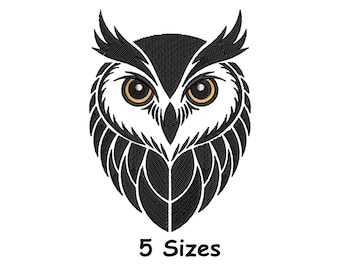 Owl Embroidery Design: Woodland Animal Applique (Instant Download)
