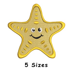Cute Mini Star Machine Embroidery Design 5 Sizes, Star Embroidery File, Star Shape Embroidery Design Instant download