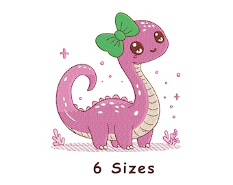 Projekt haftu dinozaura, haft miniaturowego dinozaura, haft słodkiego dinozaura, mały dinozaur, haft zwierzęcy, projekt haftu maszynowego