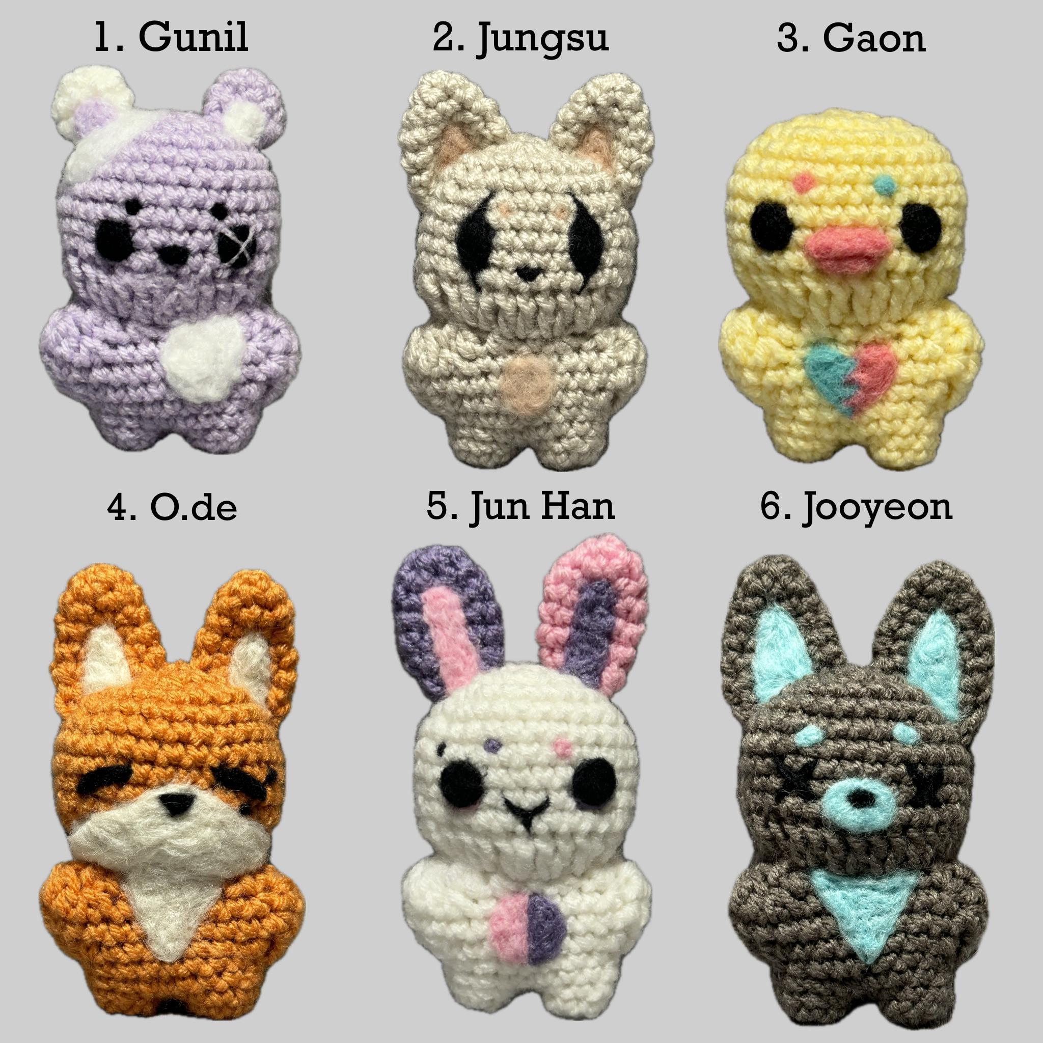 Crochet Xdinary Heroes Fan-made Plush Doll K-pop - Etsy