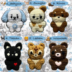 Crochet BOYNEXTDOOR Fan-Made Plush Doll K-pop