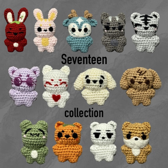 Crochet Seventeen Fan-made Plush Doll K-pop - Etsy