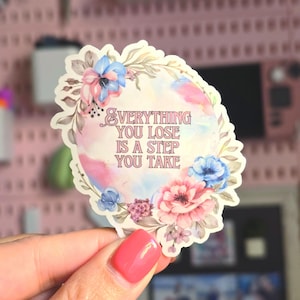 You&#39;re On Your Own Kid - Midnights Vinyl Sticker - Holographic Gem Laminated for Water Bottles, Laptops, Cups, Gift for Millenial Swifties