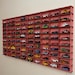Pink Toy Car Storage for 100 Cars, Wall Mounted Car Rack/shelf ...