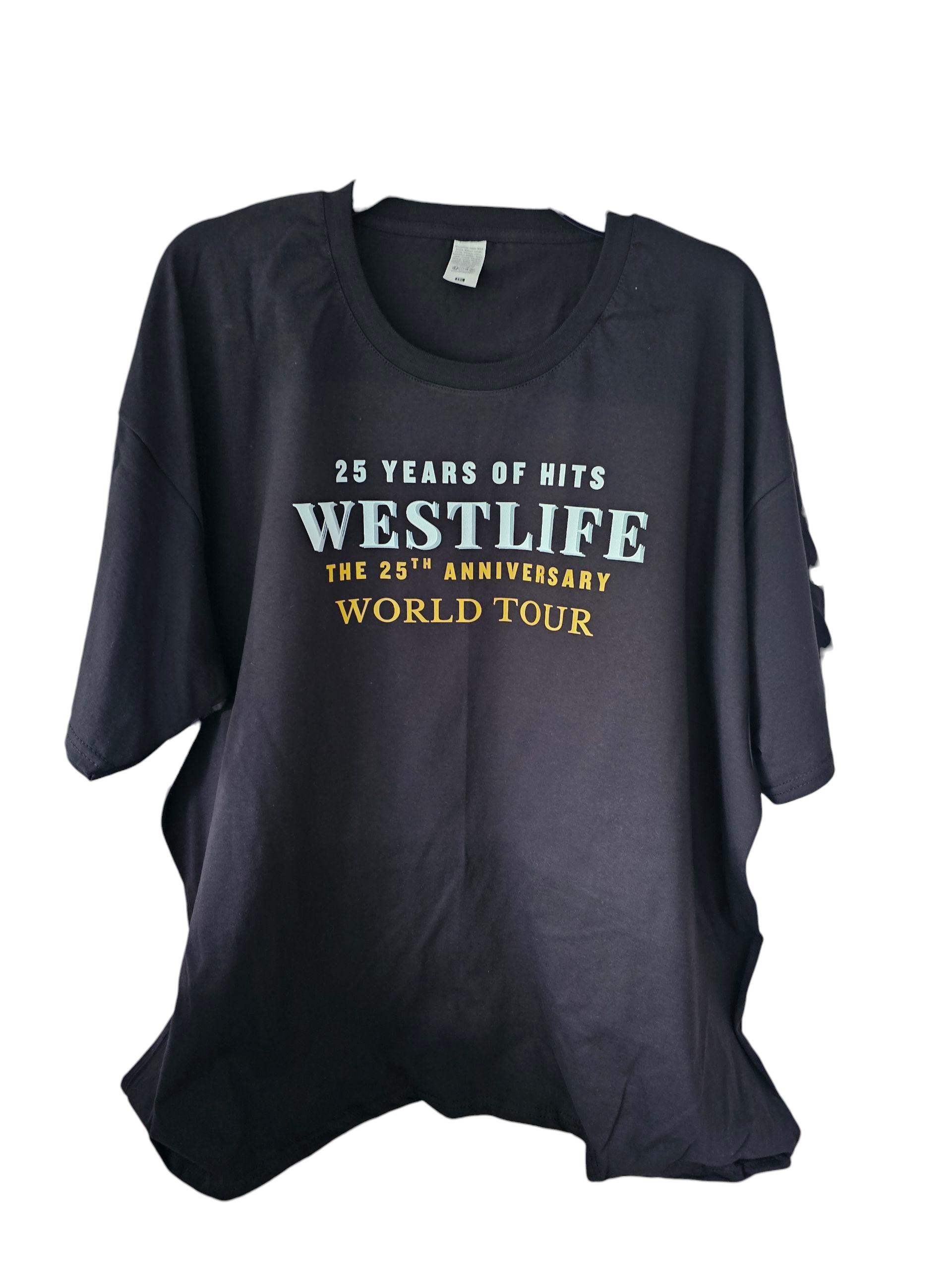 Westlife Boy Band Concert Tshirt - Song Lyrics Tshirt, Westlife