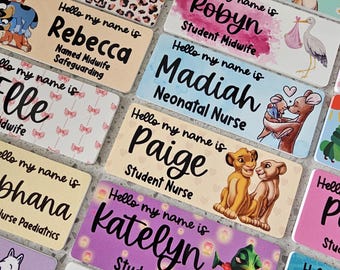 Nurse Name Badge, Midwife Name Badge, Student Nurse Badge, Student Midwife Badge, Healthcare Name Badge, Health Visitor Badge, Doctor Name