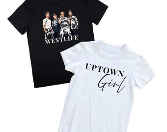 Westlife boy band concert tshirt - song lyrics tshirt, Westlife 25th anniversary World tour tshirt - music festival tshirt - Westlife 25
