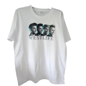 Westlife boy band concert tshirt - song lyrics tshirt, Westlife 25th anniversary World tour tshirt - music festival tshirt - Westlife 25 image 5