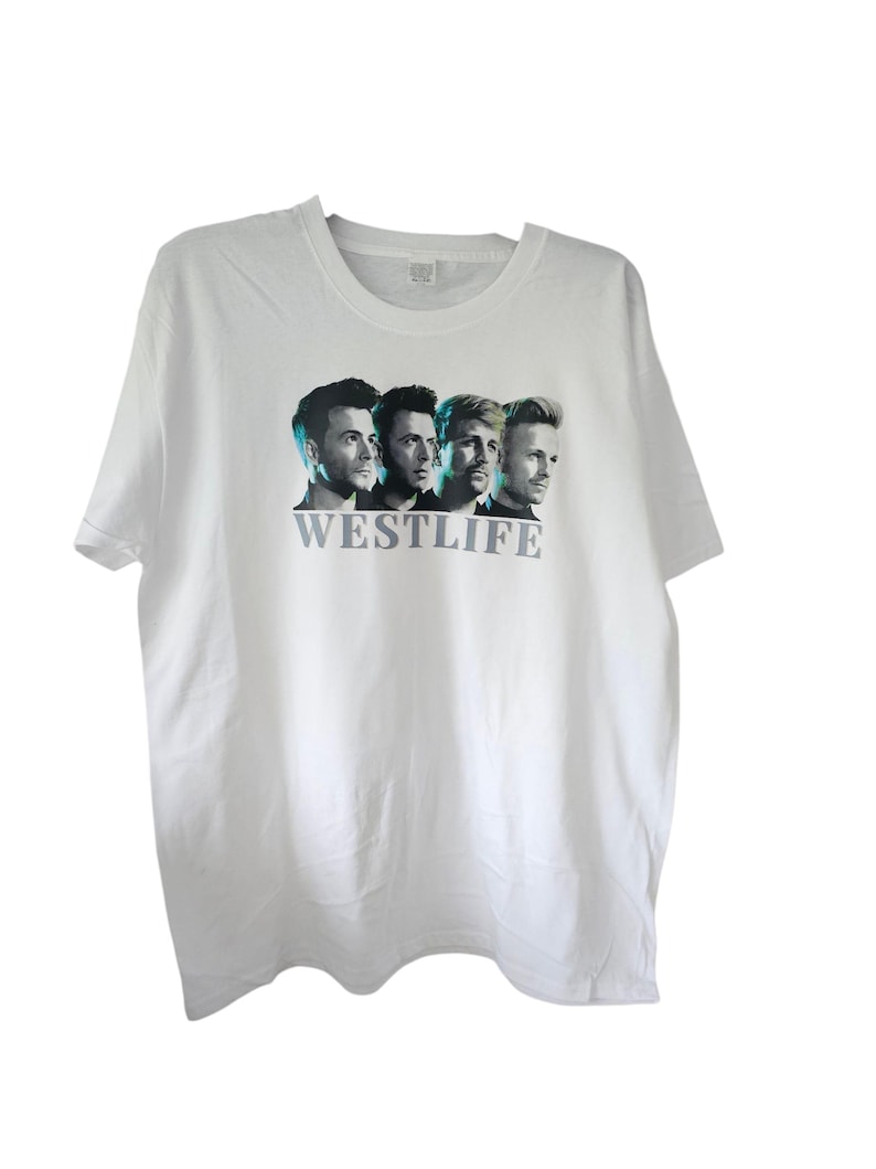 Westlife boy band concert tshirt - song lyrics tshirt, Westlife 25th anniversary World tour tshirt - music festival tshirt - Westlife 25 image 5