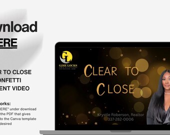 Video di coriandoli da cancellare e chiudere