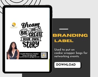 Etichetta motivazionale del marchio