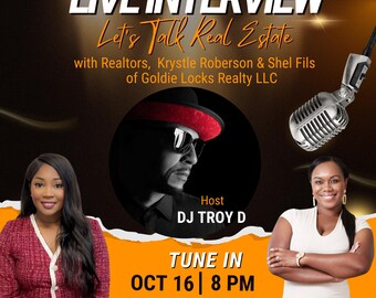 Volantino dell'intervista radiofonica