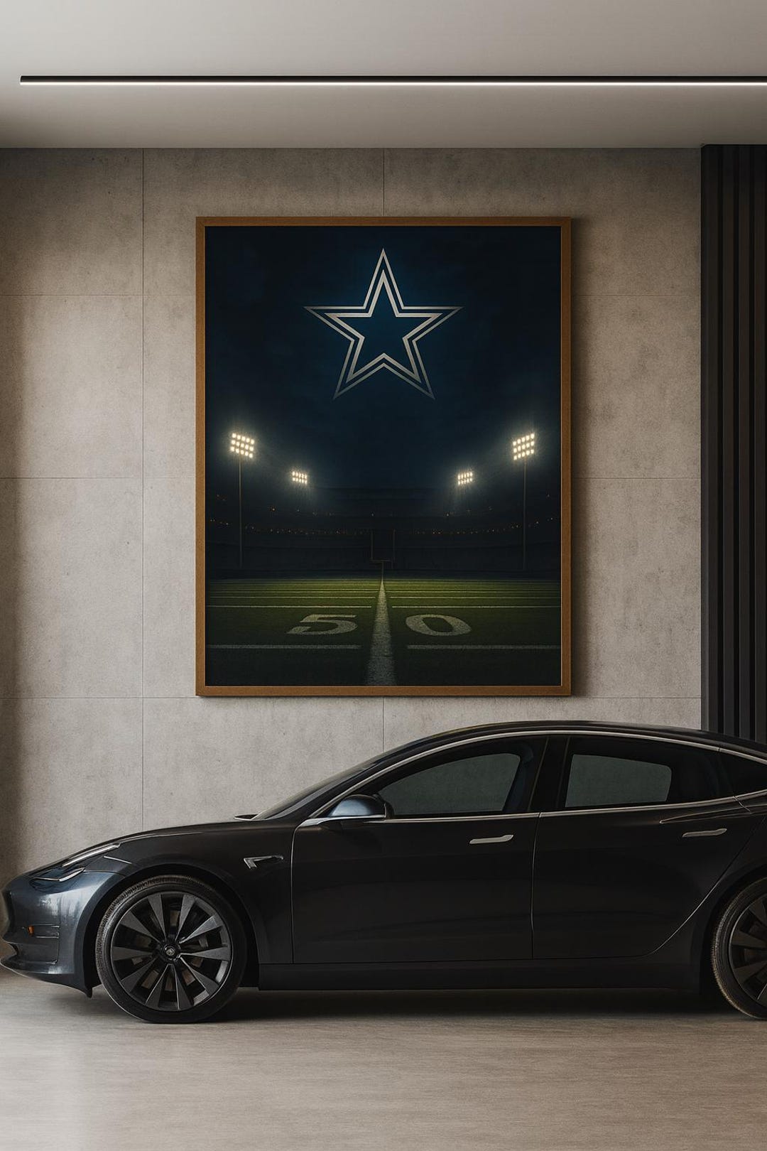 Dallas Cowboys Stadium Art Prints: Football Home Decor (digital 4 Pack ...