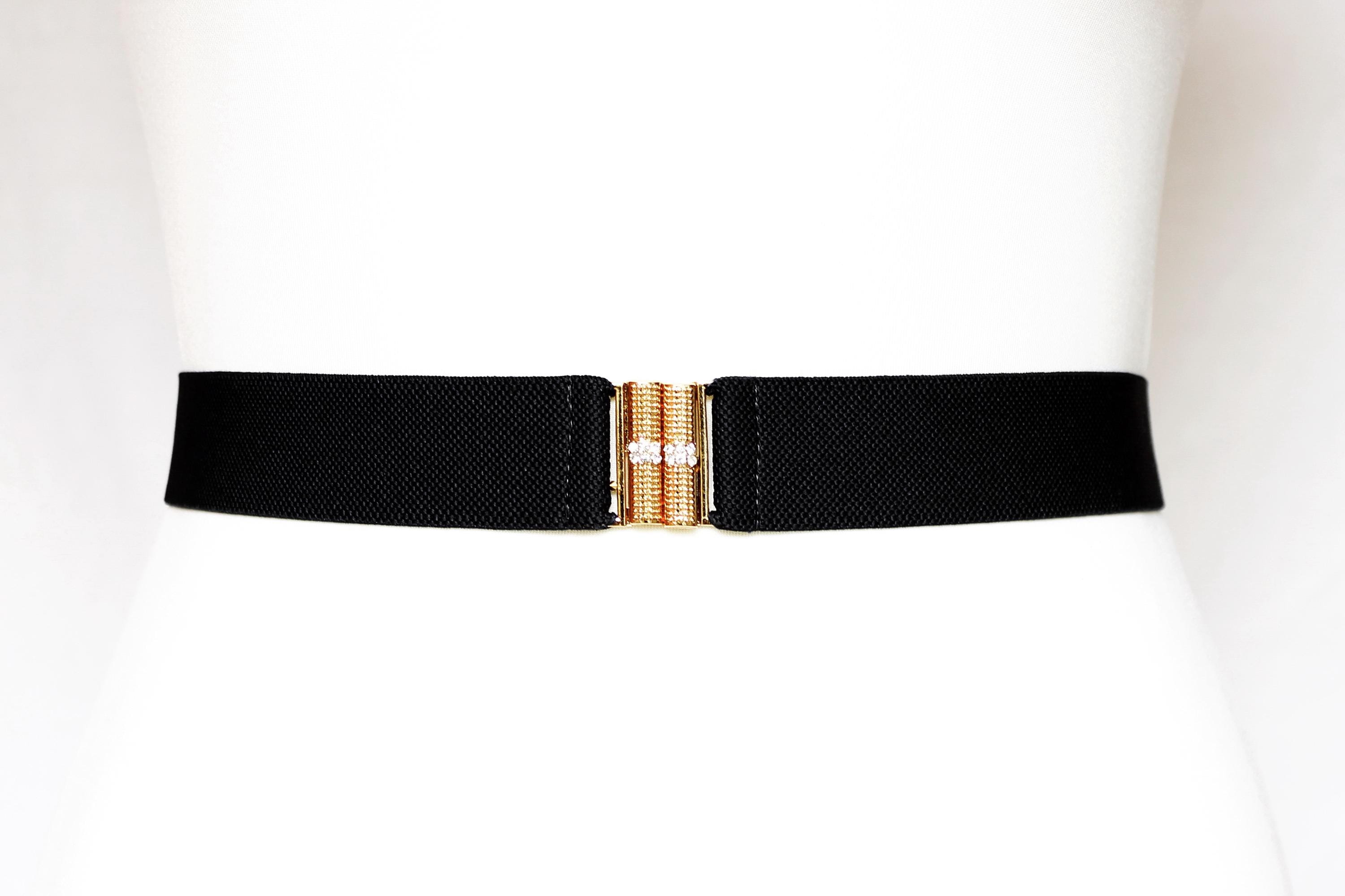 Buckle Ladies Wide Belts For Dresses LAGEON Elastic BeltsLady Dress Belts  Waist Fashion Wide Women