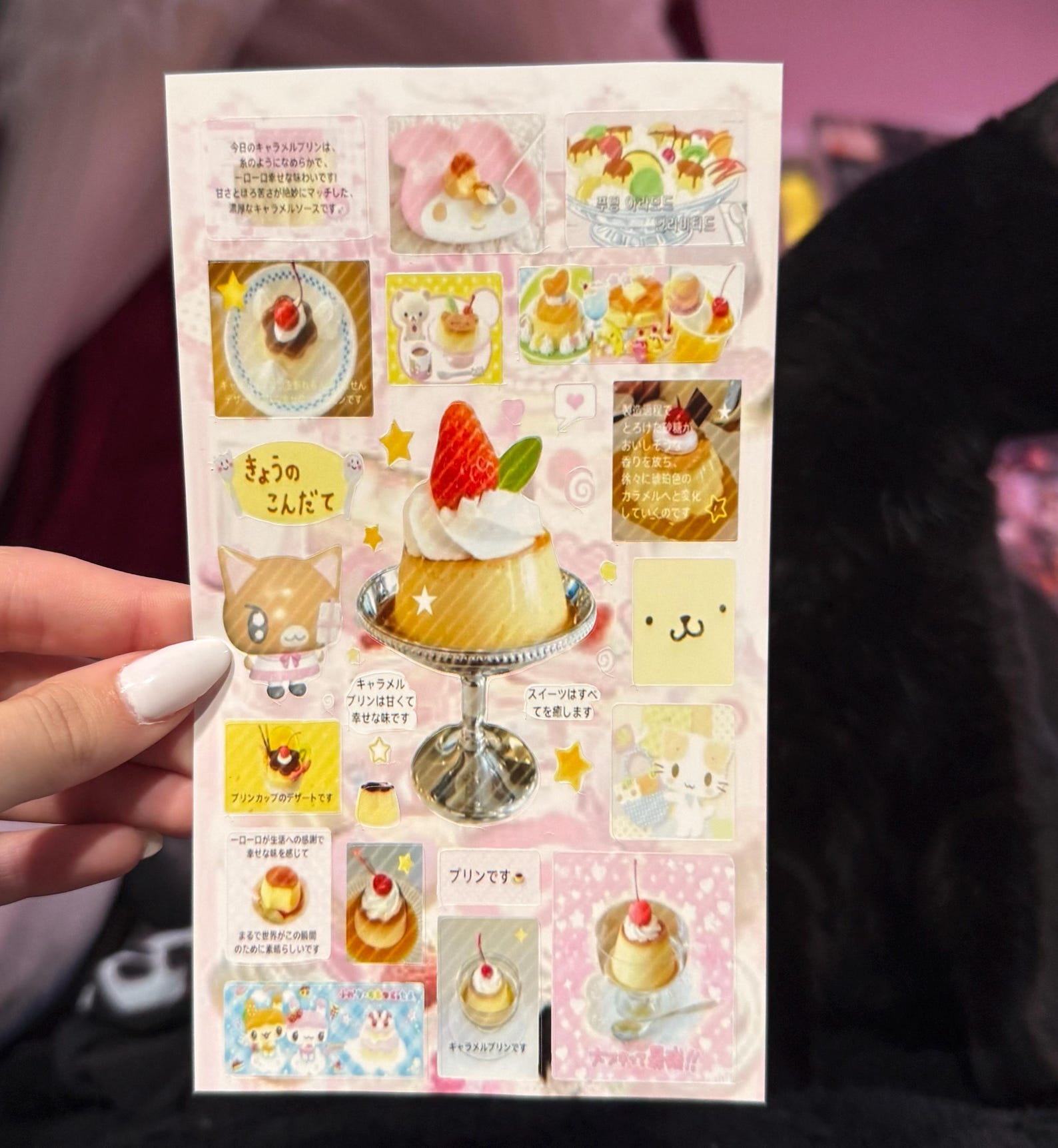 Waterproof Cutecore Vinyl Sticker Pack, Japanese- Themed Pink Stickers ...