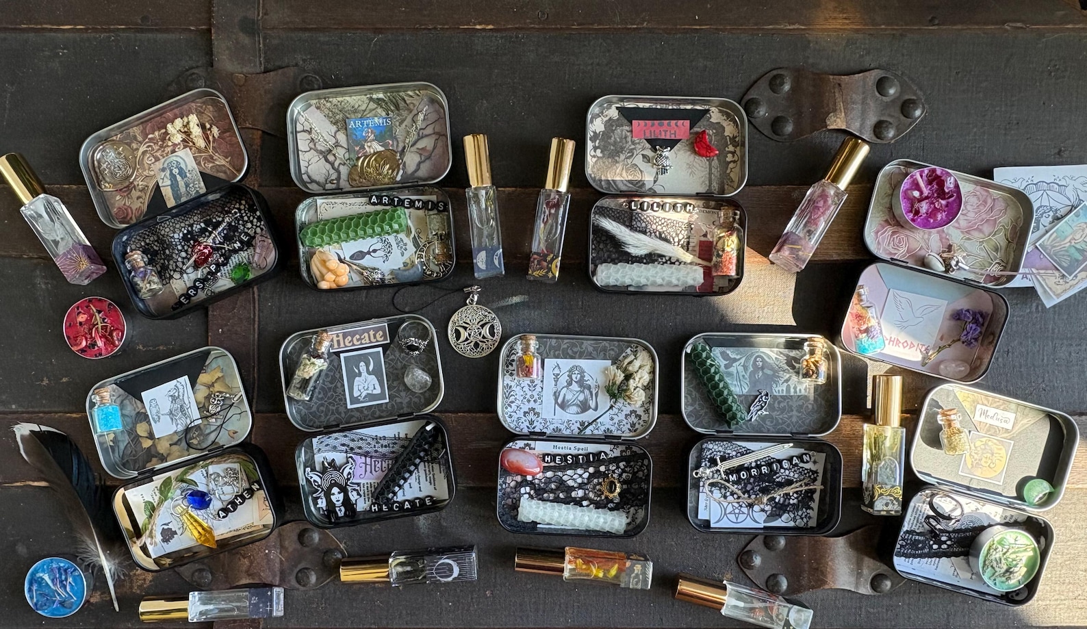 Altar Spell | Shrine Altar Tin, Unique Goddess / Gods Altar Tins and ...