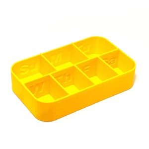 Daily Altoids tin Pill Planner insert