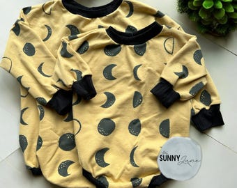 RTS Handgemaakte Moon Phase-trui-romper!