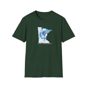 Lake Concentration Map T-Shirt