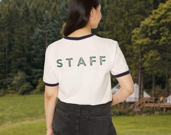 Camp Bach Personal Ringer T-shirt: Retro Bröllopsfest-T-shirt