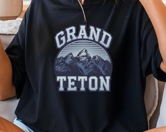 Grand Teton Wyoming T-shirt Vintage National Park Mountain T-shirt