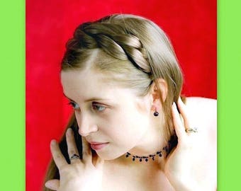 Bridal Crown Renaissance Wedding Twist Braid Headband Etsy