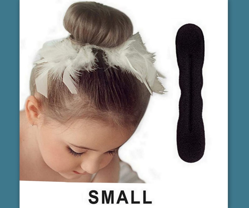 Padded Ballet Hair Bun Form Hair Roll Chignon Maker Ballerina Etsy
