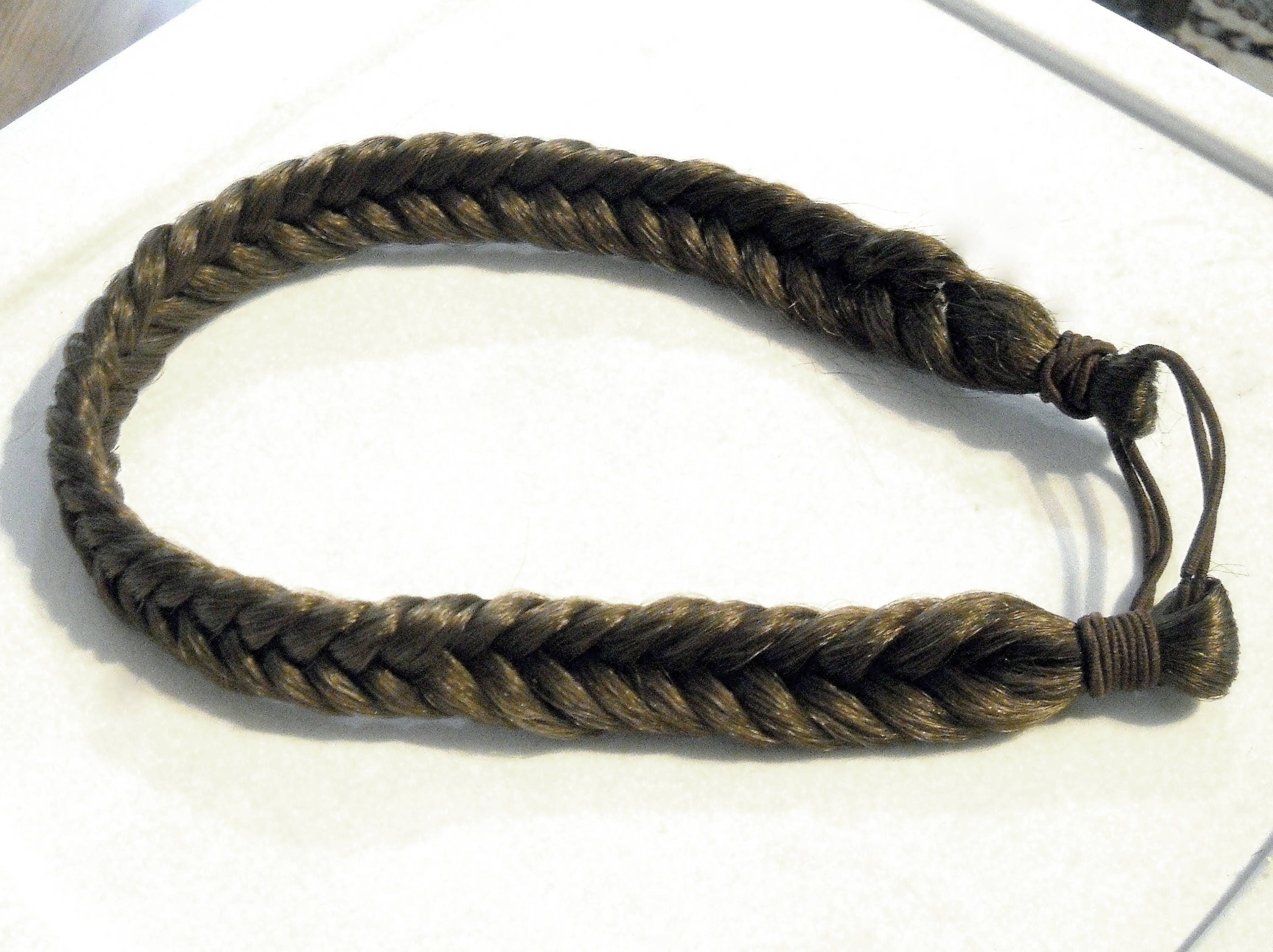 Parrucca A Fascia Con Treccia A Spina Di Pesce, 2 Fili, Colore Giallo, Sintetica Resistente Al Calore, Per Donna