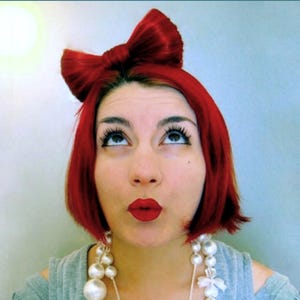 Hair bow Kawaii hair accessory clip in hair extension wig costume wig dance hairpiece clip in hair custom color fake hair ponytail fake hair
