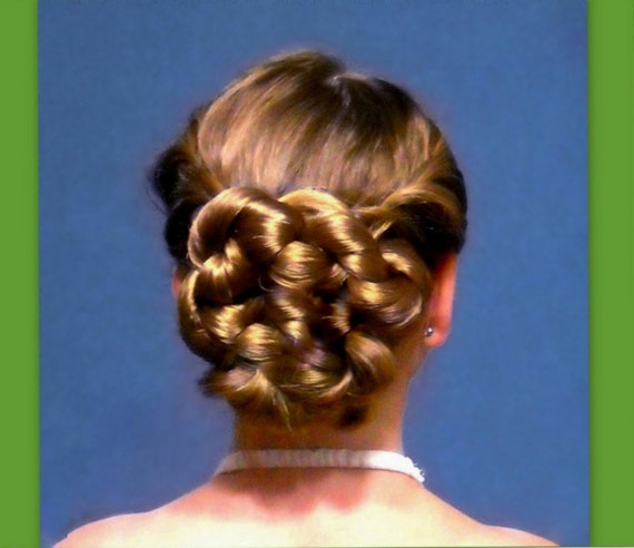 Wedding Bridal Hair Accessory Hair Piece Hairpiece Bun Updo Etsy