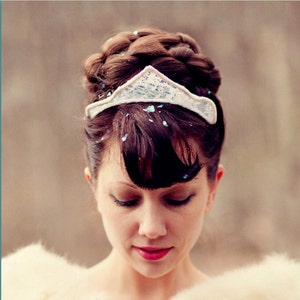 wedding hairpiece bride bun hair style accessory large Bridal hair piece wedding formal headpiece wedding hair wig UpDo chignon your color