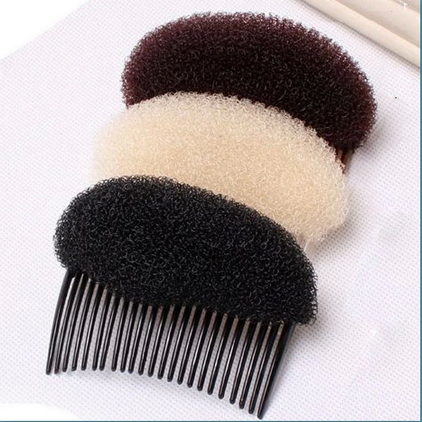 Hair bump Volume Styling Tool Puff dressing Pad Base Bun wig Poof Bridal Hair Wedding Volumiser Padding Historical Cushion tool style Lift