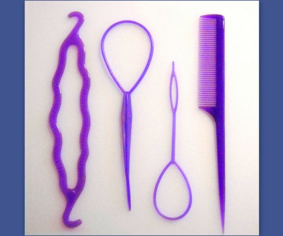 Hair Styling Tools Large and Small Topsy Tails Bun Shaper and - Etsy Australia Hair Styling Tools Large and Small Topsy Tails Bun Shaper and - Etsy Australia