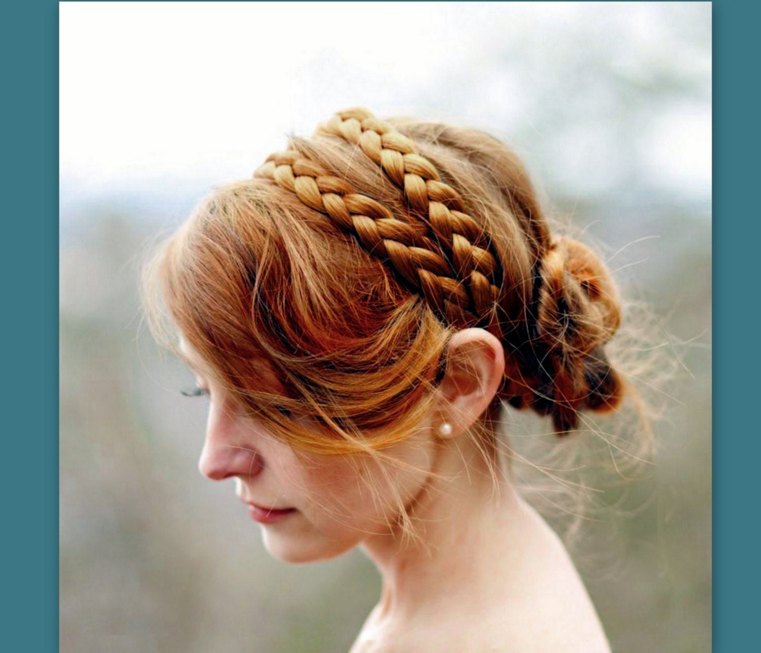 Wide Double Strand Hair Braided Wedding Headband for Bride - Etsy Wide Double Strand Hair Braided Wedding Headband for Bride - Etsy