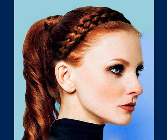 Holiday Hairstyles: Working With a Braided Headband - Anchored In Elegance