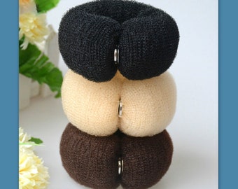 Donut Ballet Hair Bun form hair roll chignon Maker Ballerina Hair Bun Dance Hair Bun Form prom wedding hair accessory helper long hair rats