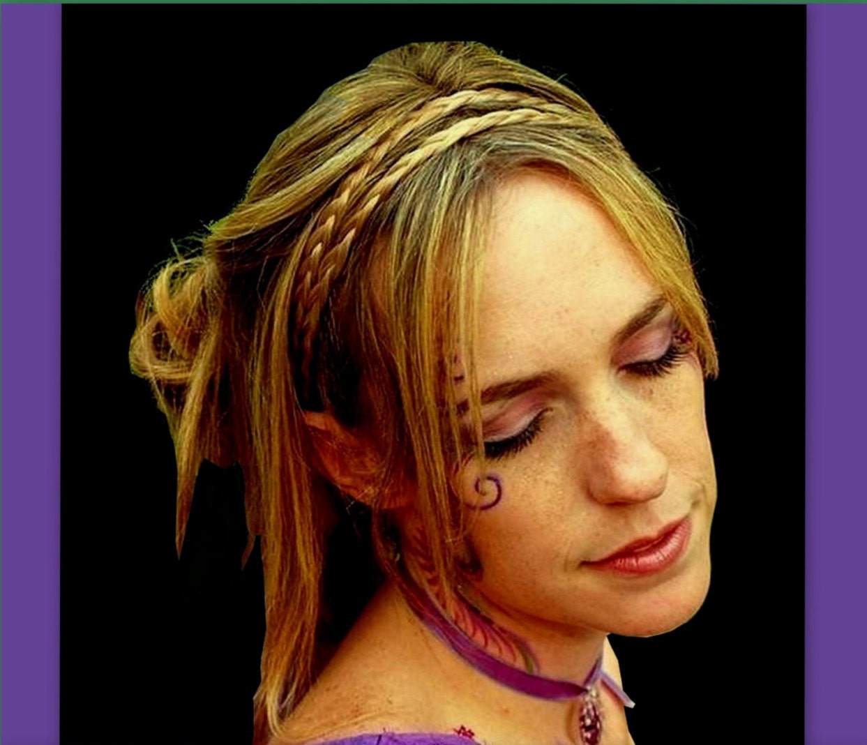 Cerchietto Treccia Capelli Donna, Treccia Finta Capelli, Cerchietto Treccia con Capelli Finti, Regolabile Extension Treccine Treccia per Festival della Birra, Matrimonio, Festa