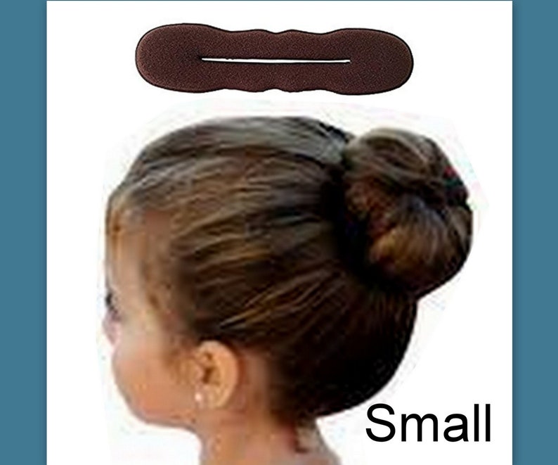 Padded Ballet Hair Bun Form Hair Roll Chignon Maker Ballerina Etsy