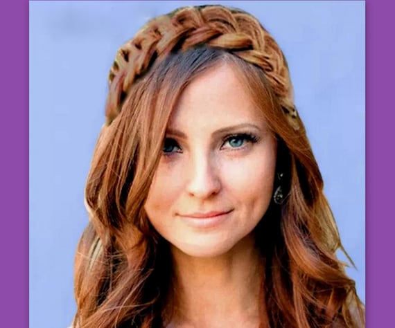 Thin and Wide Braided Headband Plait Wedding Bridal Woman Braid